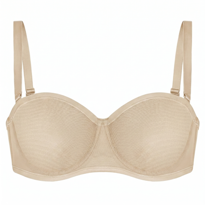 Leopard Unlined Strapless Minimizer Bra 2.0