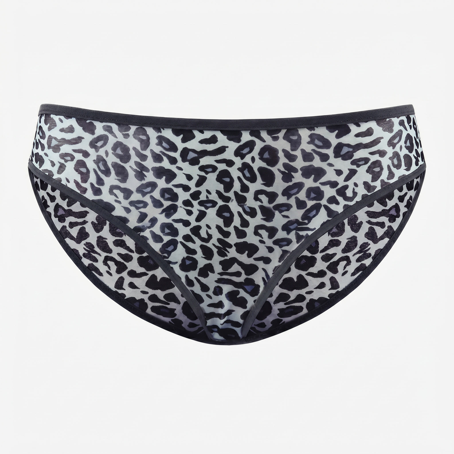 Leopard Wild High Stretch Briefs Soft Breathable Mesh Panty