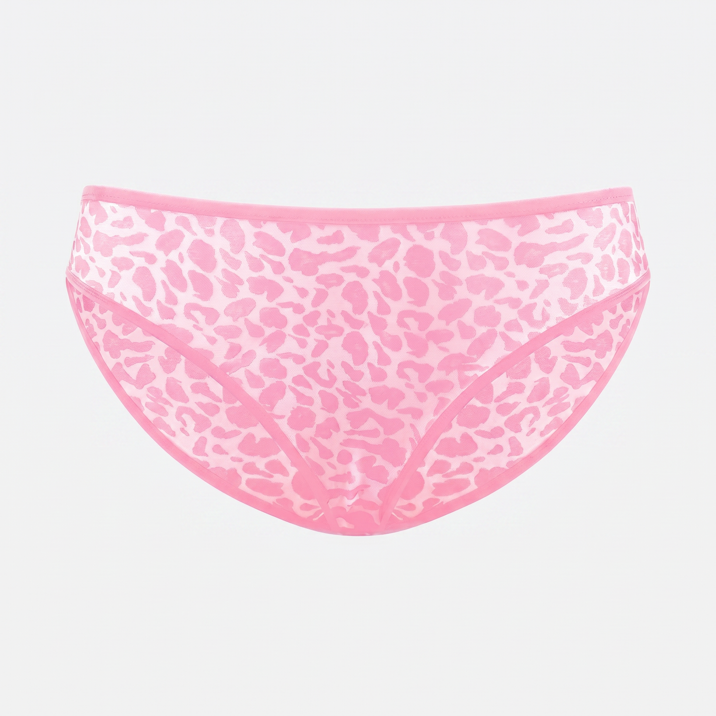 Leopard Wild High Stretch Briefs Soft Breathable Mesh Panty
